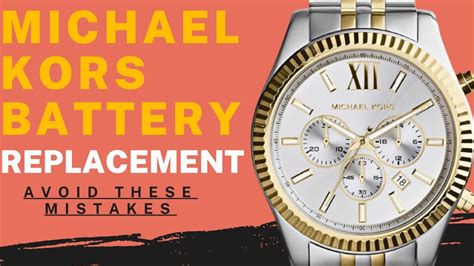 michael kors watch change battery montreal|michael kors battery replacement.